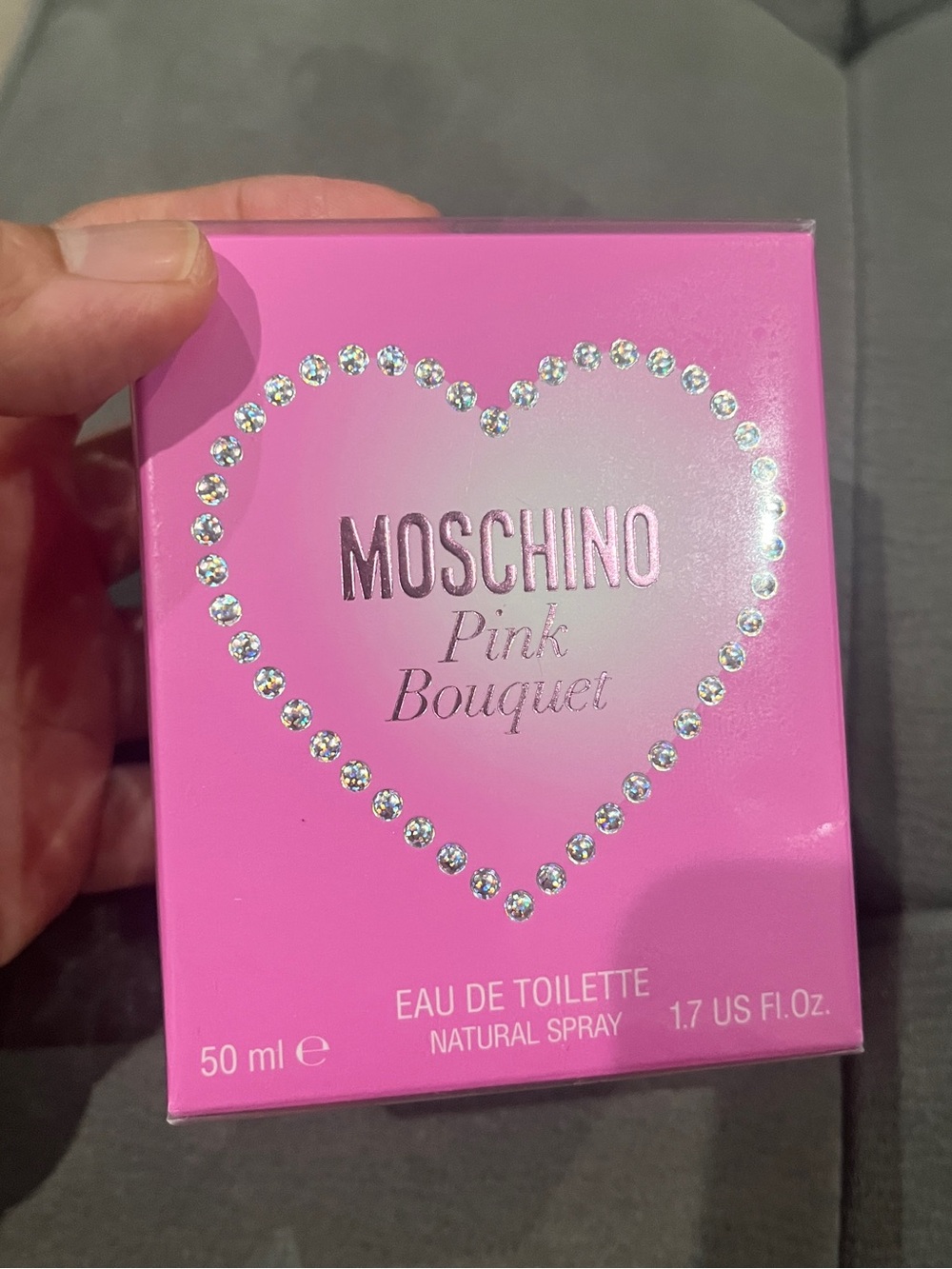 MOSCHINO Pink Bouquet EDT Spray Bottle Floral Heart
